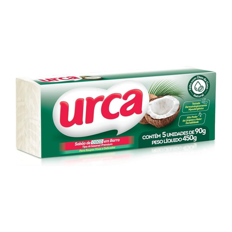 Sabao De Coco Em Barra Urca 450 G