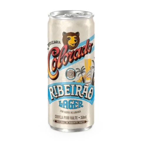 Cerveja Colorado RIBEIRÃO LAGER Lata Sleek 350ML