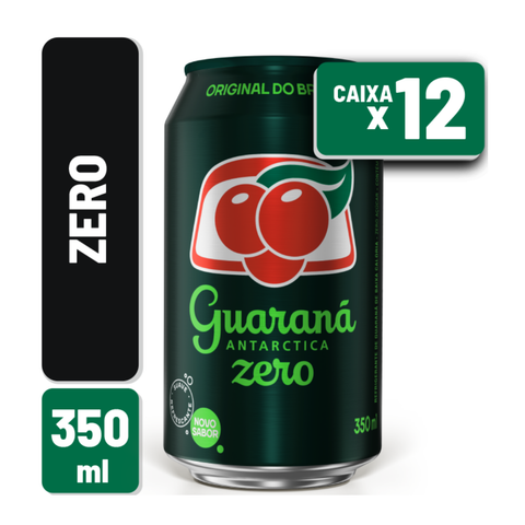 Guarana Antartica Zero Pack com 12 latas