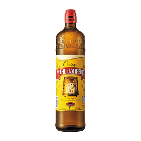 Cachaça Adoçada Velho Barreiro Garrafa 910ml