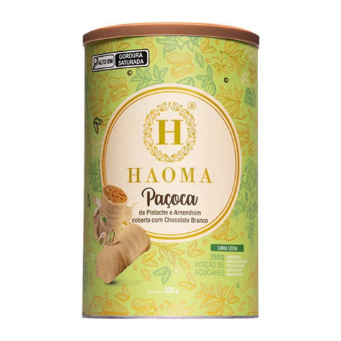 Paçoca Pistache Haoma Linha Stevia 225g