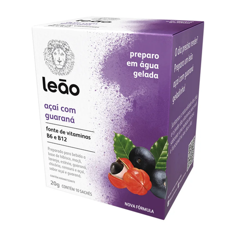 Cha de Acai com Guarana Leao 20g