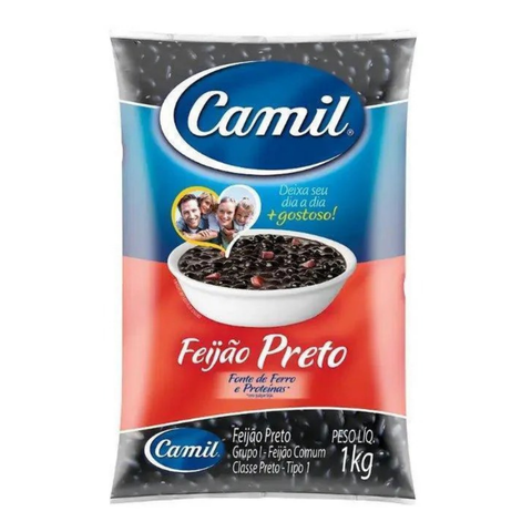 Feijao Camil Preto T.1 1Kg.