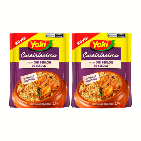 Farofa Temperada Cebola Yoki 400g