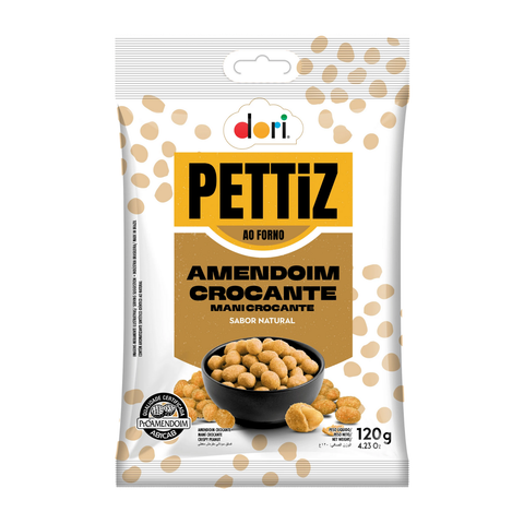 Amendoim Crocante Natural Pettiz 120g