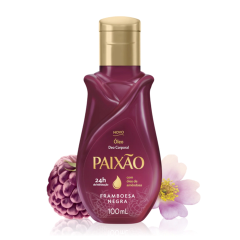 Óleo Corporal Paixão Framboesa Negra 100ml
