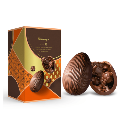 Ovo de Pascoa Amargo 50% Laranja Linha Dark 150g Kopenhagen