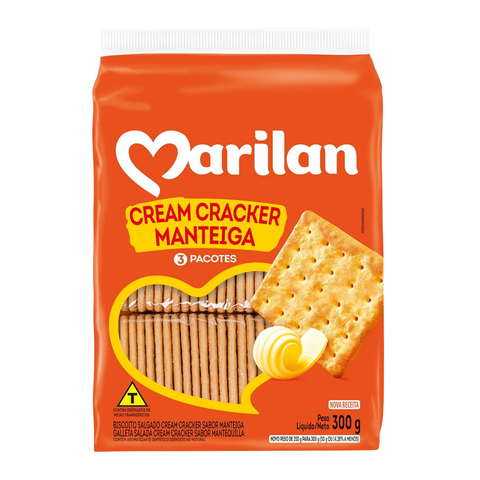Cream Cracker Manteiga Marilan 300g