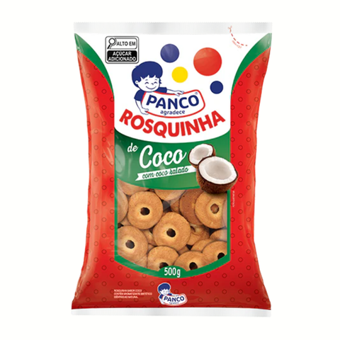 Biscoito Rosquinha De Coco Panco 500g