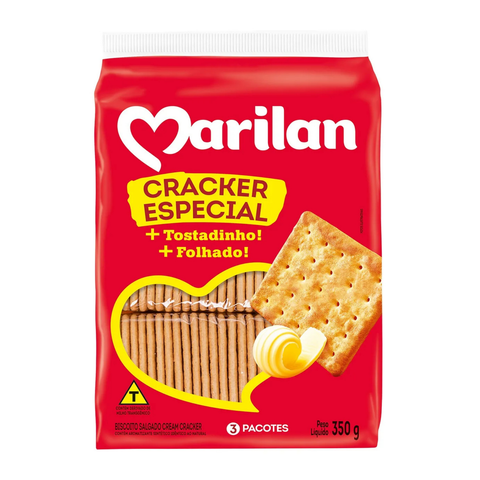 Biscoito Cream Cracker Especial Marilan 350g