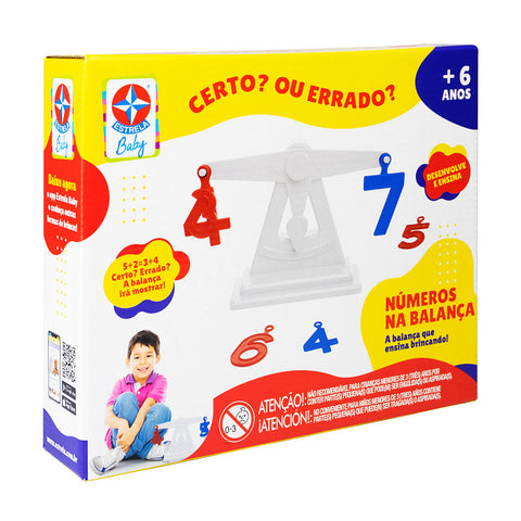 Números na Balança - Estrela Baby