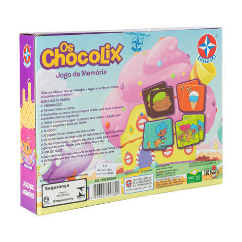 Jogo da Memória Chocolix - Estrela