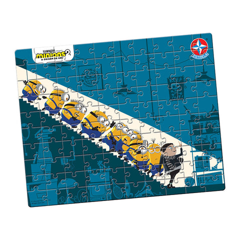 Quebra-Cabeça Minions 100 Peças - Estrela