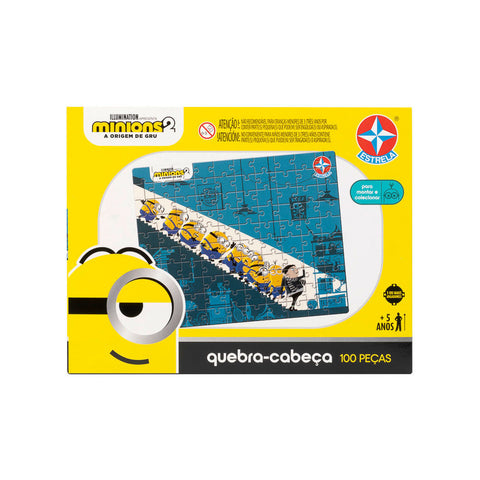 Quebra-Cabeça Minions 100 Peças - Estrela