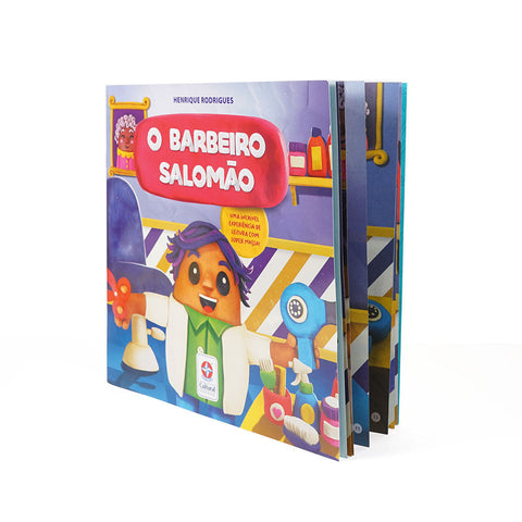 Livro o Barbeiro Salomão com Super Massa - Estrela Cultural