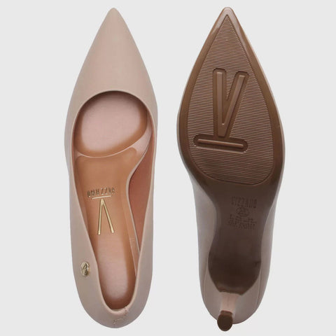 Scarpin Vizzano 1185-702 Bico Fino Bege