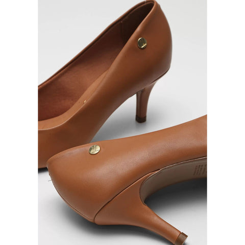 Scarpin Vizzano 1185-702 Bico Fino Caramelo