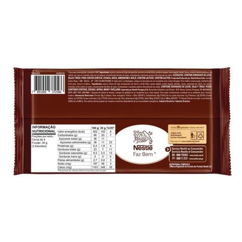 Biscoito Wafer Bono Chocolate 3x110g