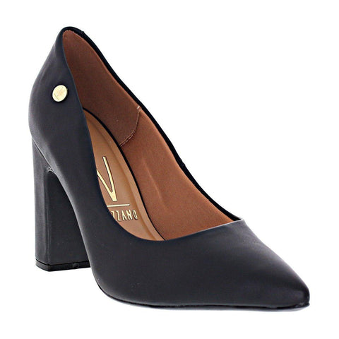 Scarpin Vizzano 1285-400 salto bloco bico fino Preto