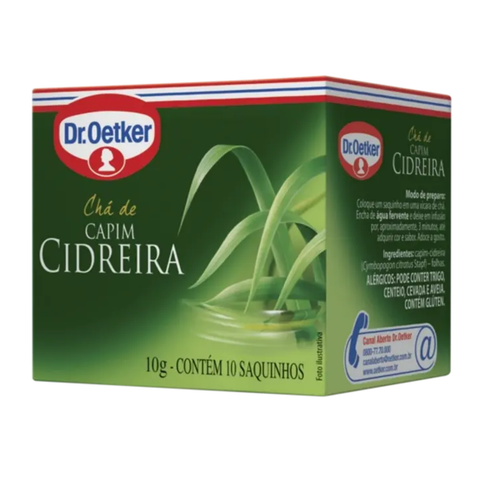 Chá Ervas - 10 sachês - Dr Oetker - Sabores