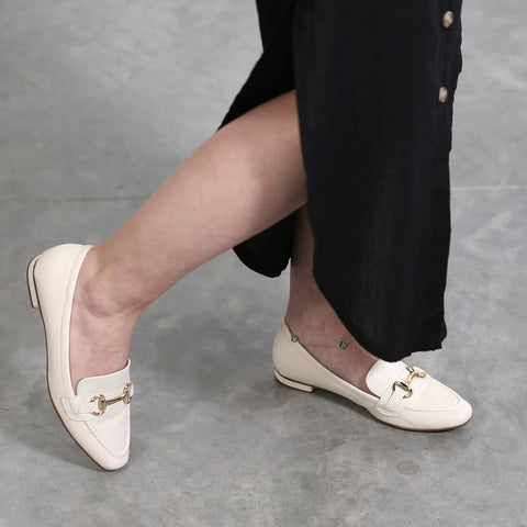 Mocassim Vizzano 1351-106 rasteiro Branco Off White