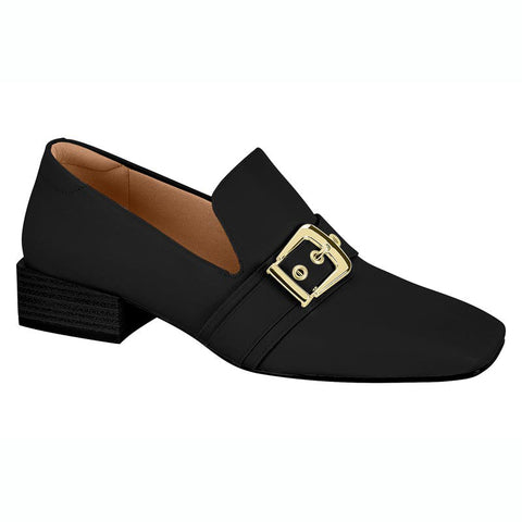 Mocassim Vizzano 1445-102 bico quadrado Preto