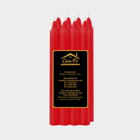 Vela Palito N°1 - Casa fé - 8x15g