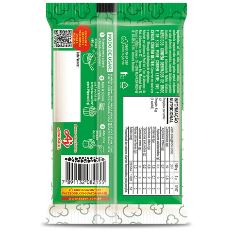 Tempero Em Pó SAZÓN® Pipoca 3un x 60G - Sabores
