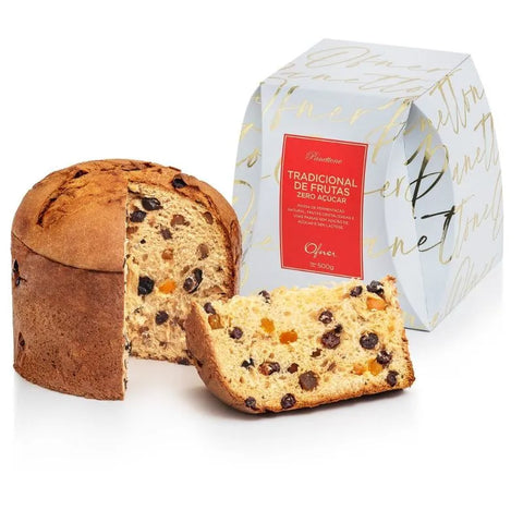 Panettone Tradicional Zero Açucar 500g Ofner - MEUBRASILONLINE