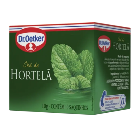 Chá Ervas - 10 sachês - Dr Oetker - Sabores
