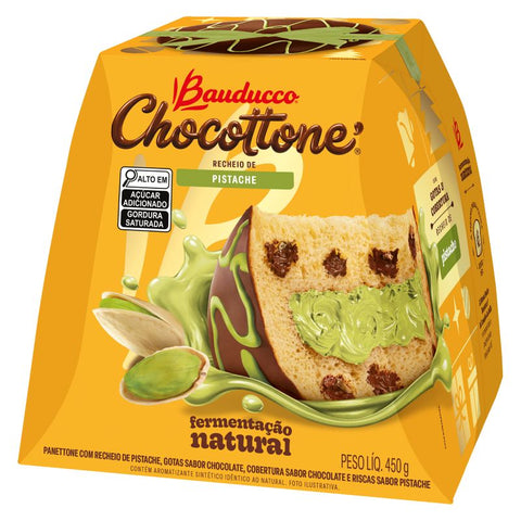 Chocotone Bauducco Sabor Pistache - 450g