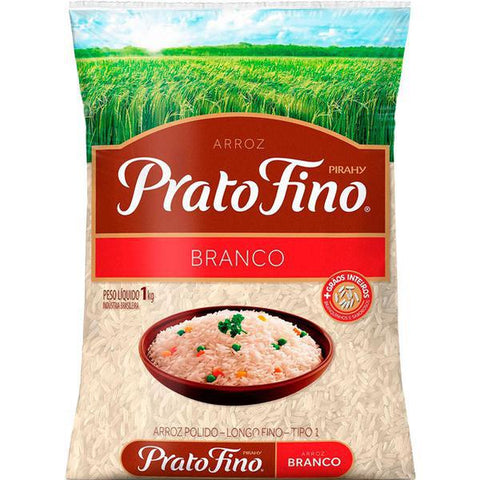 Arroz Prato Fino Branco 1 Kg.