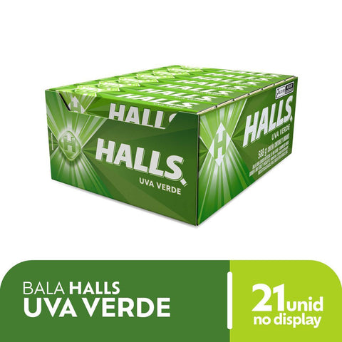 Drops Halls Uva Verde Caixa  21x28g