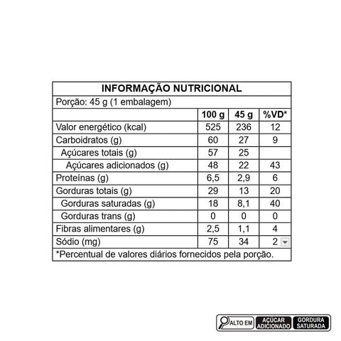 Chocolate Kopenhagen Enfeite Casinha Lingato 45G