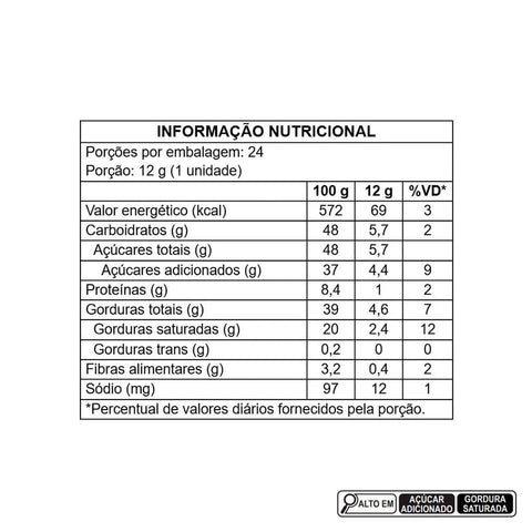 Chocolate Kopenhagen Lata Musical Árvore Língua de Gato 288G