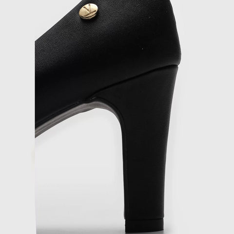 Scarpin Vizzano 1840-301 Salto Médio Preto