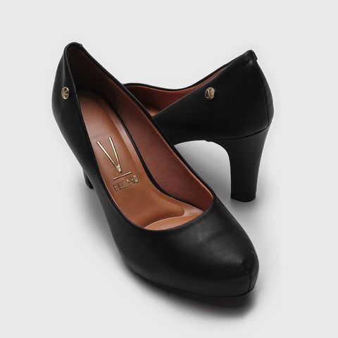 Scarpin Vizzano 1840-301 Salto Médio Preto