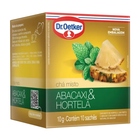 Chá Ervas Plus - 10 sachês - Dr Oetker - Sabores