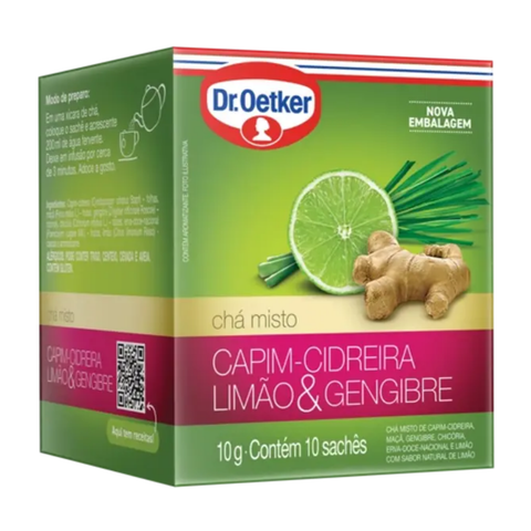 Chá Ervas Plus - 10 sachês - Dr Oetker - Sabores