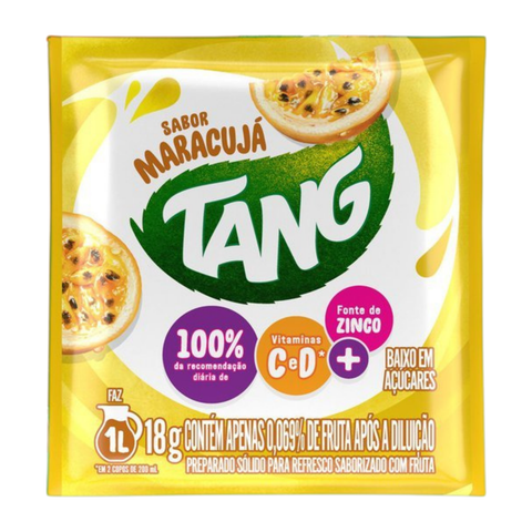 Refresco Em Po Tang Maracuja - Display 18x18g