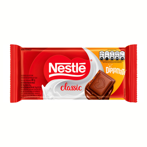 Chocolate ao Leite Classic Diplomata com Castanha-de-Caju 3x80g