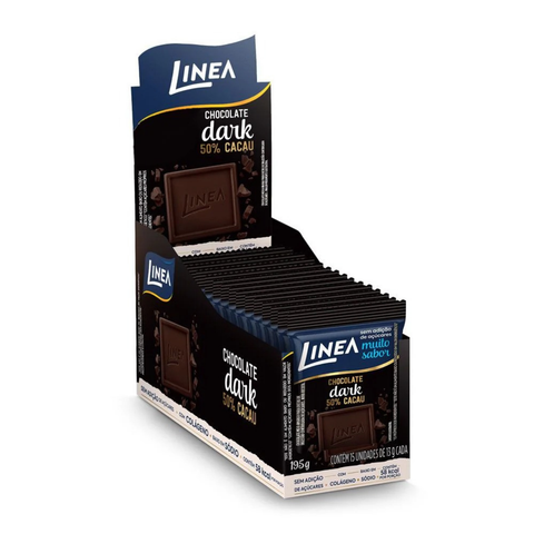 Mini Chocolate Dark Linea - 15 unidades de 13g 195g