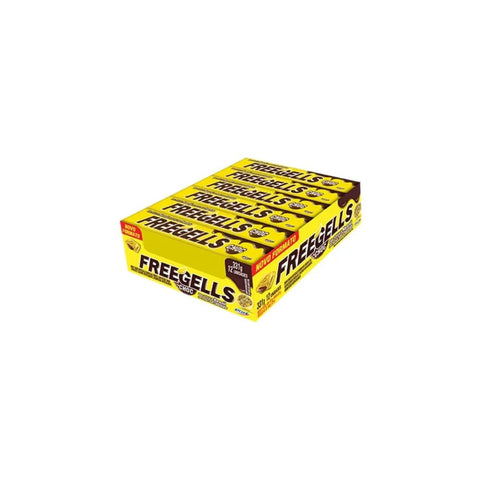 Display Bala Drops Freegells Chocolate - 12 Unids