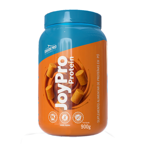 Whey Protein Joypro Pote 900g Sabor Paçoca Shark Pro