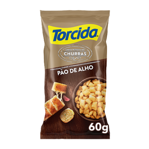 Salgadinho TORCIDA® Pão de Alho 3x60Gr.