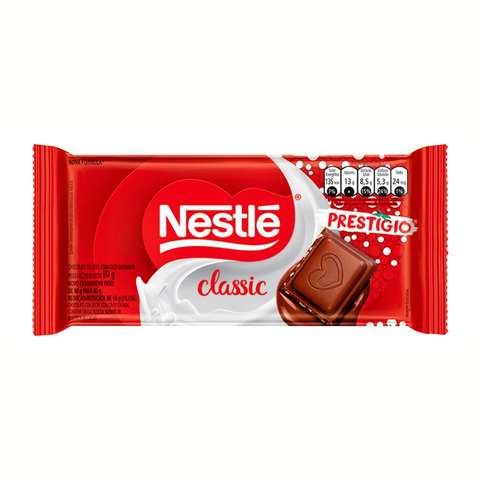 Chocolate ao Leite Classic Prestígio Nestlé 3x80g