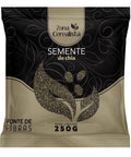 Semente de Chia Preta Zona Cerealista 250g - MEUBRASILONLINE