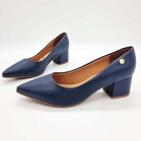 Scarpin Vizzano 1220-315 Salto Bloco Azul-marinho