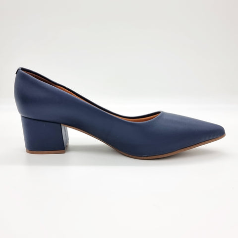 Scarpin Vizzano 1220-315 Salto Bloco Azul-marinho