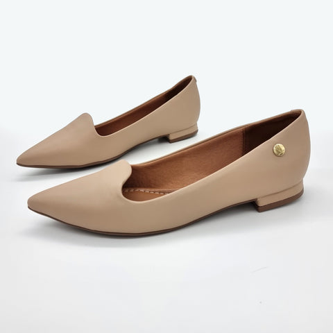 Mocassim Vizzano 1206-261 Bico Fino Bege